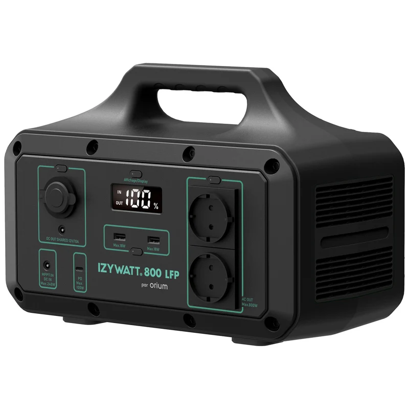 Station électrique portable LFP Izywatt 800 - Orium