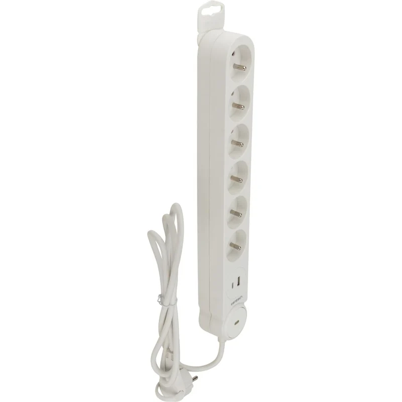 Bloc multiprise Iota 16A + interrupteurs + USB A+C - Zenitech