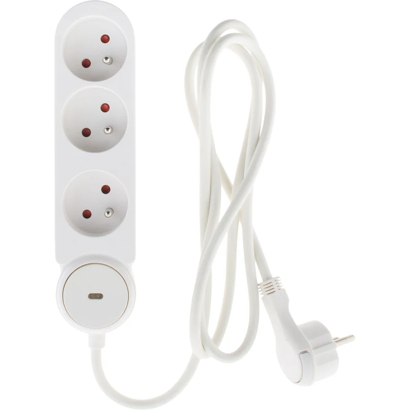 Bloc multiprise Iota 16A + interrupteur - Zenitech