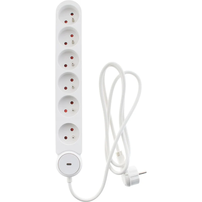 Bloc multiprise Iota 16A + interrupteur - Zenitech