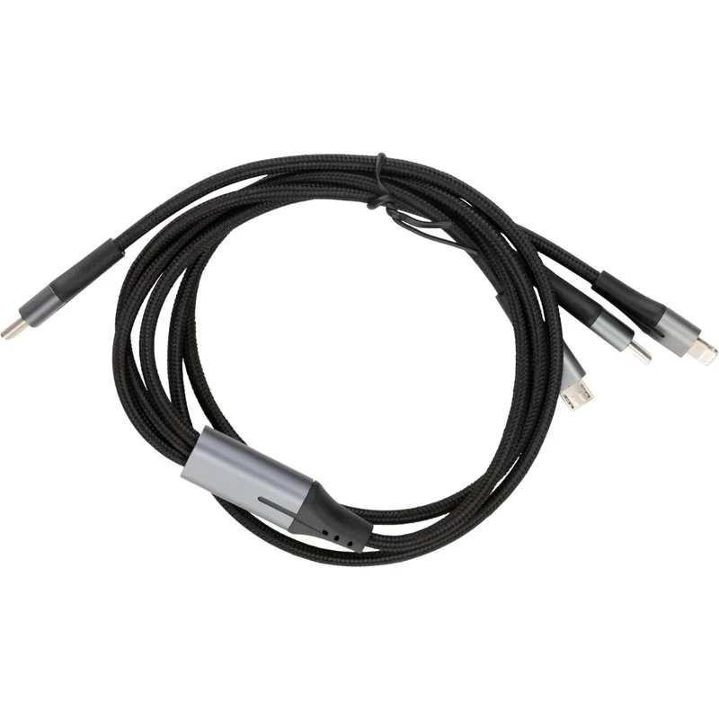 Triple câble USB-C, Lightning, Micro-USB - 1m - Zenitech
