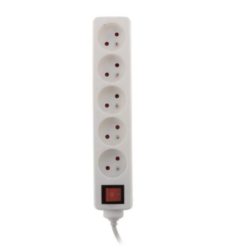 Bloc multiprise 5x16A 2P+T interrupteur - blanc - Zenitech