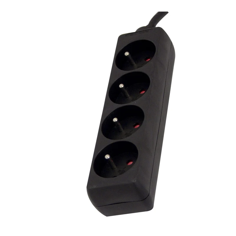 Multiprise domino 3x16A + bloc multiprise 3/4x16A - longueur 1.5m - Chacon