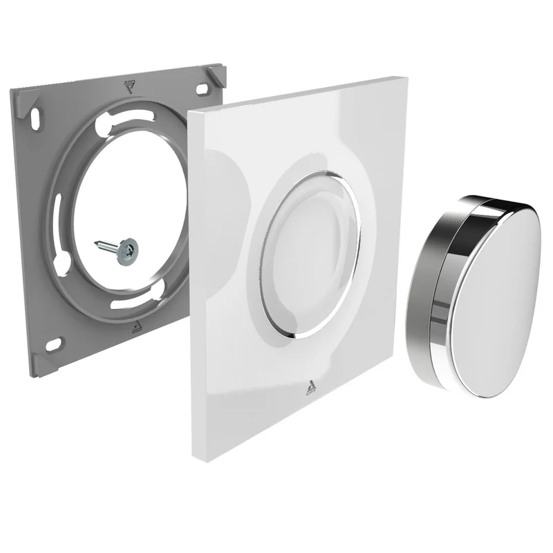 LED ronde magnétique 60lm + module d'éclairage On/Off sans fil + interrupteur Smart Pebble - DiO