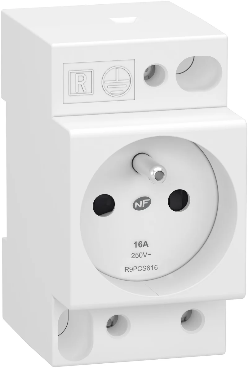 Prise de courant modulaire 2P+T gamme XP - Schneider