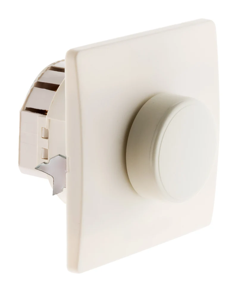 Variateur 60 à 300W vis + griffes - Blanc - Diwone - Zenitech