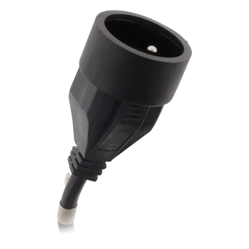 Lot de 3 prolongateurs 16A HO5VV-F 3G1,5mm² - Noir 3m - Zenitech