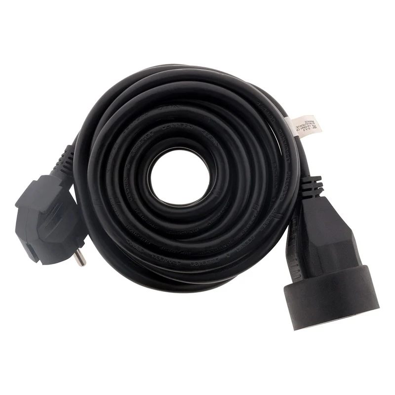 Prolongateur 16A HO5VV-F 3G1,5mm² - noir - Zenitech