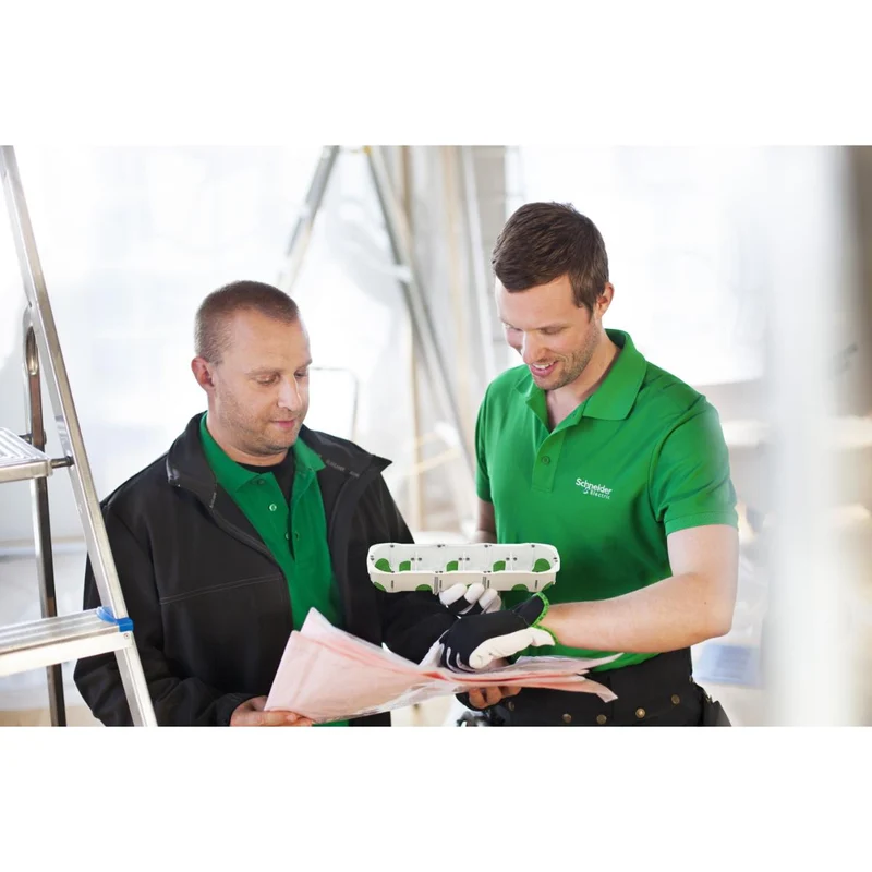 Boîte étanche Ø67mm prof. 40mm 1 poste - Multifix Air - Schneider