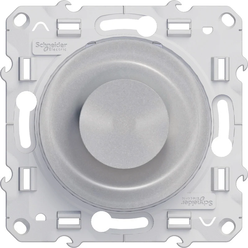 Variateur universel (sans plaque) - Odace - aluminium - Schneider