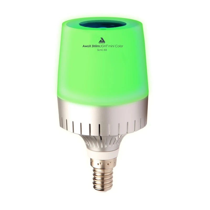 Ampoule LED E14 Bluetooth + enceinte avec télécommande - Chacon
