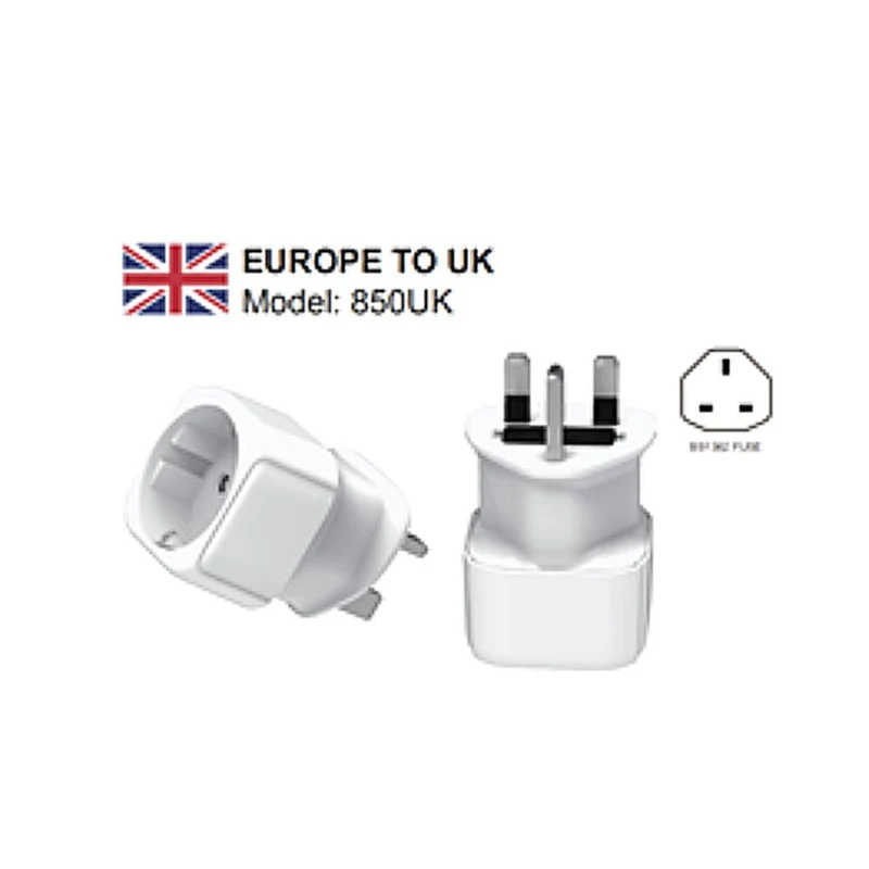 Adaptateur voyage France/UE - Angleterre/UK Zenitech