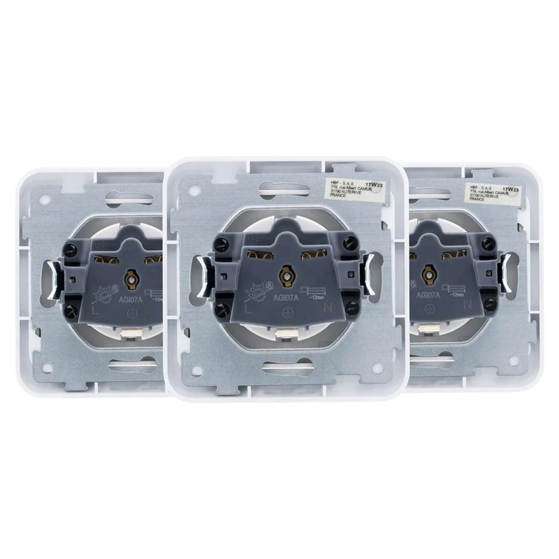 Prise encastrée Schuko 16A Antaria - Zenitech