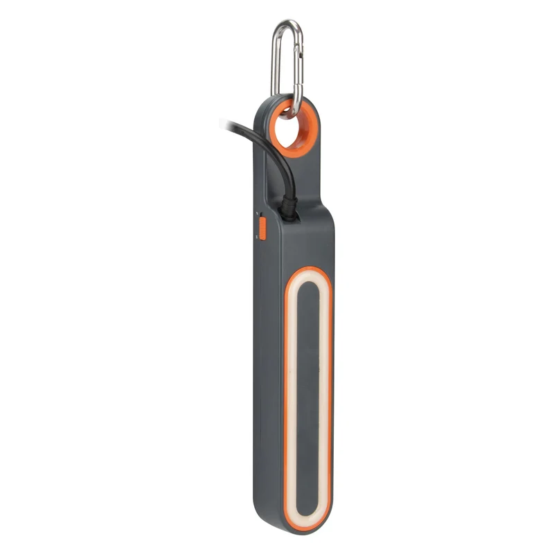Multiprise 4 prises Schuko 16A + lumière - Gris/Orange - Klipo - Zenitech