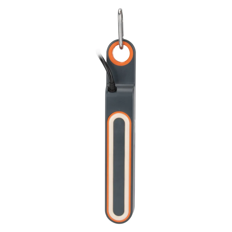 Multiprise 4 prises Schuko 16A + lumière - Gris/Orange - Klipo - Zenitech