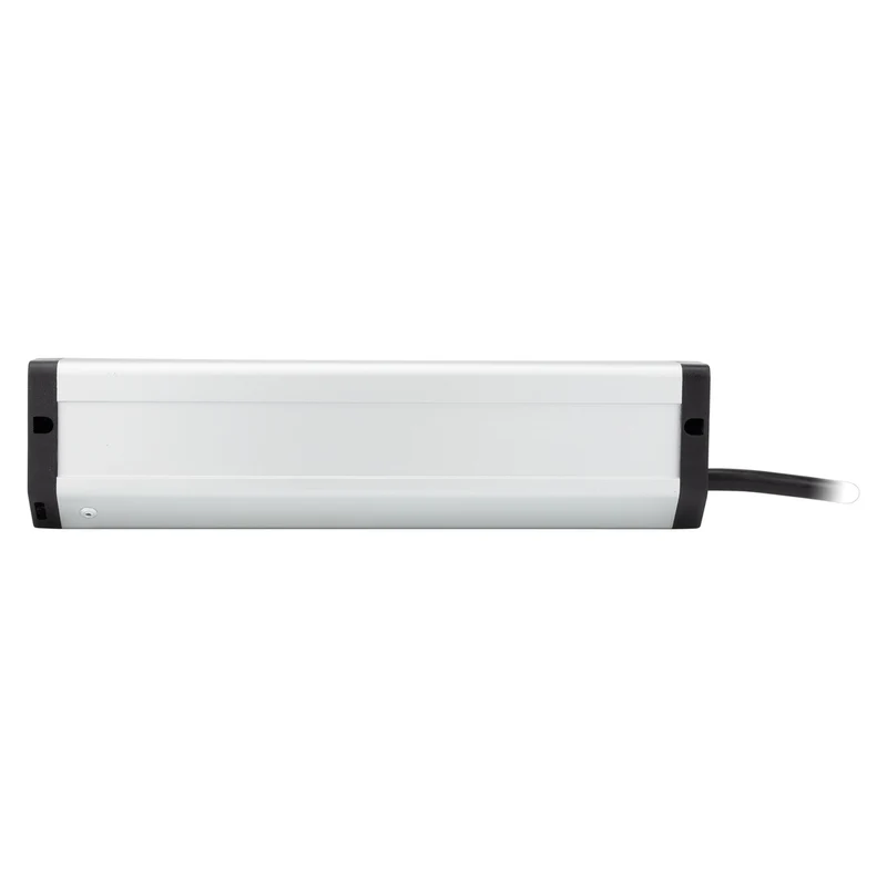 Multiprise support smartphone 3 prises Schuko + 2 USB A - Argent/Noir - Zenitech