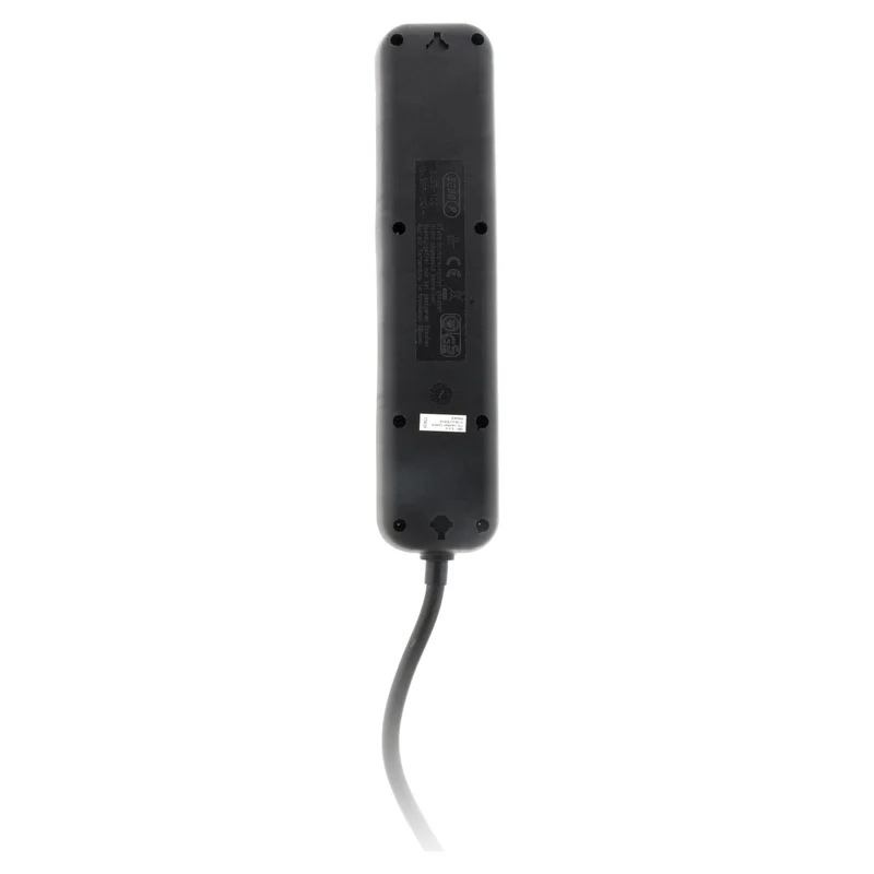 Multiprise Schuko + interrupteur 16A - noir - Zenitech