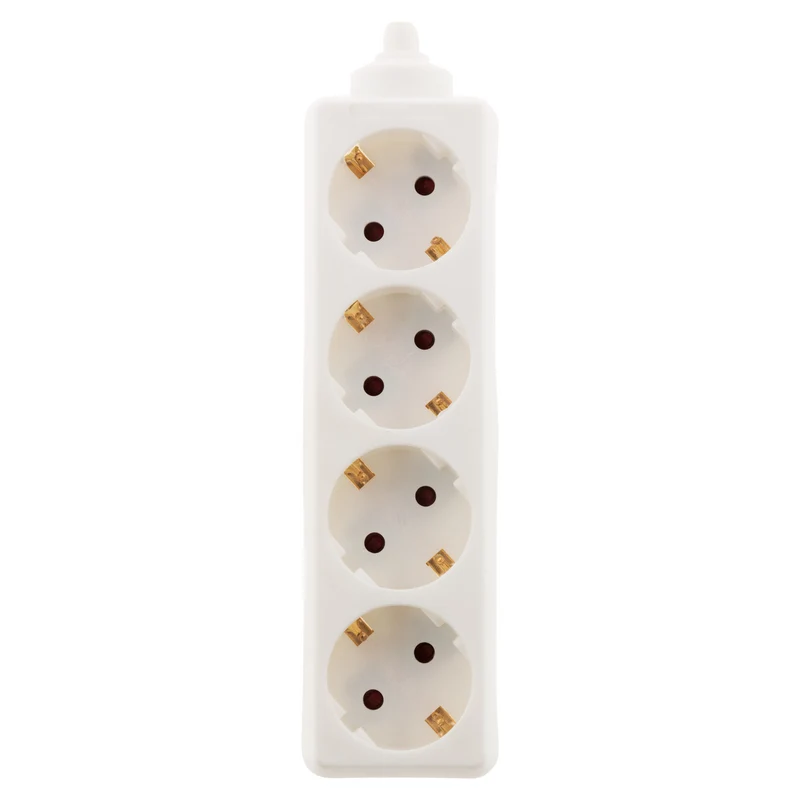 Multiprise Schuko 16A sans câble - blanc - Zenitech