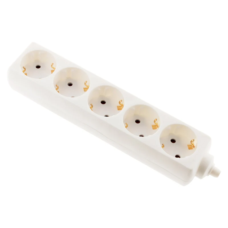 Multiprise Schuko 16A sans câble - blanc - Zenitech