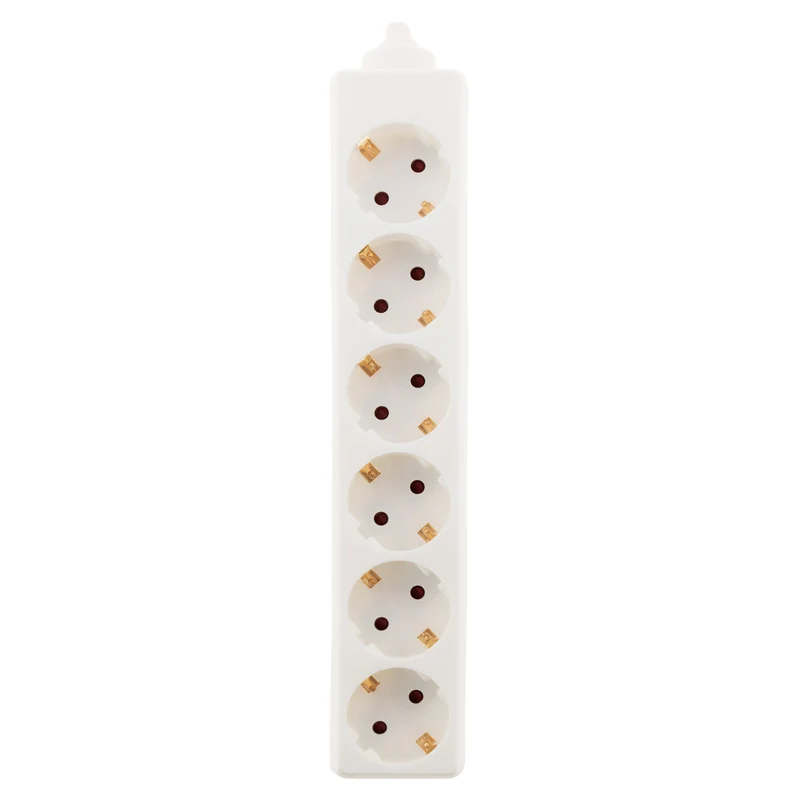 Multiprise Schuko 16A sans câble - blanc - Zenitech