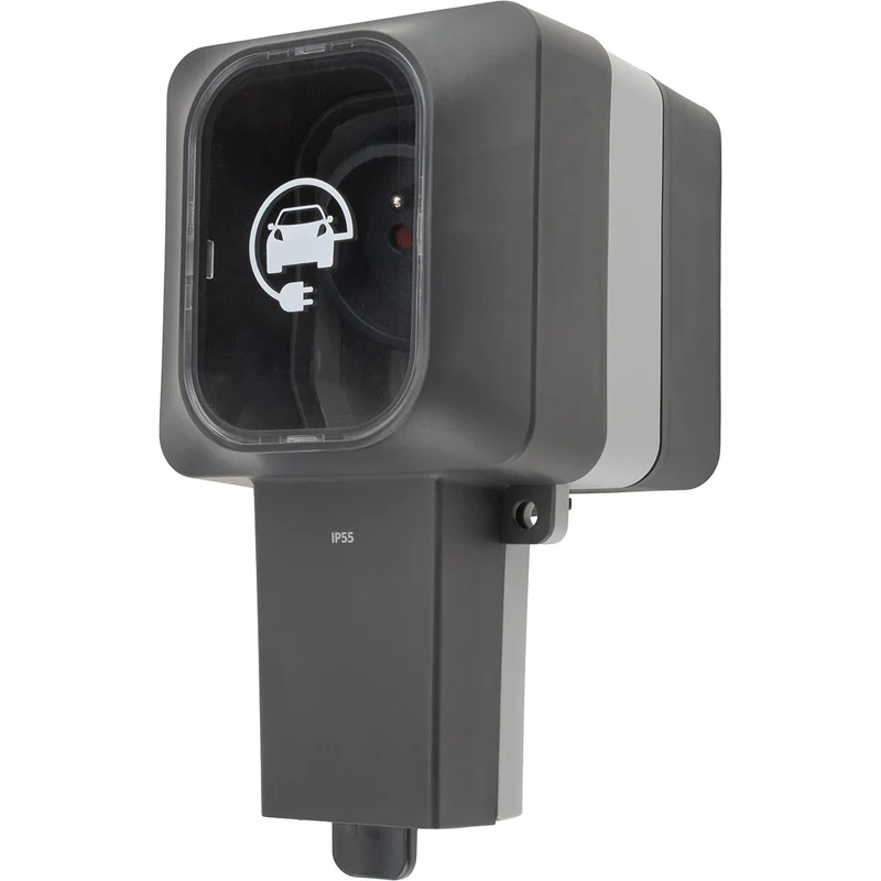 Prise renforcée Easy Charge jusqu'à 3,6 kW, IP55 et pivotante - Protec