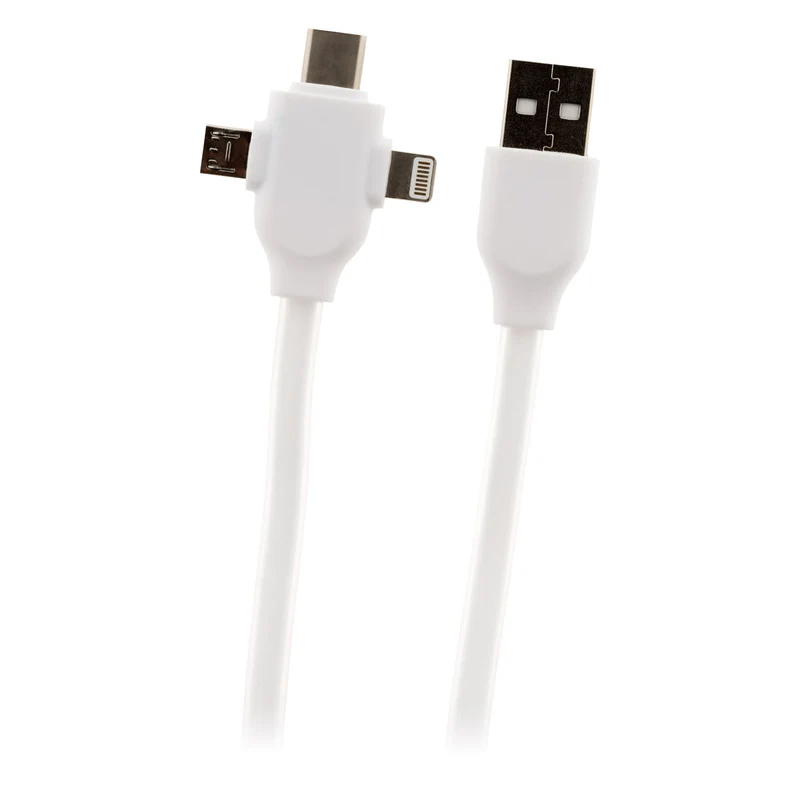 Câble USB universel USB-C, Micro USB et Lightning - Zenitech