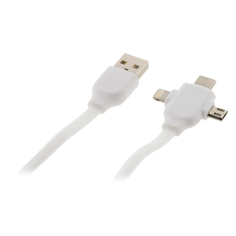 Câble USB universel USB-C, Micro USB et Lightning - Zenitech