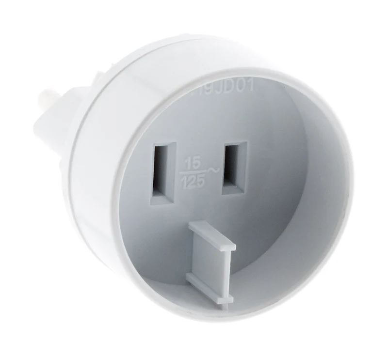Adaptateur voyage UE/USA - blanc - Zenitech