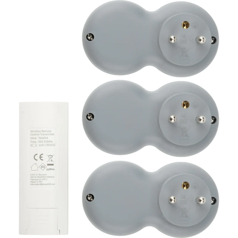 Pack de prises + télécommande Bolea - Zenitech