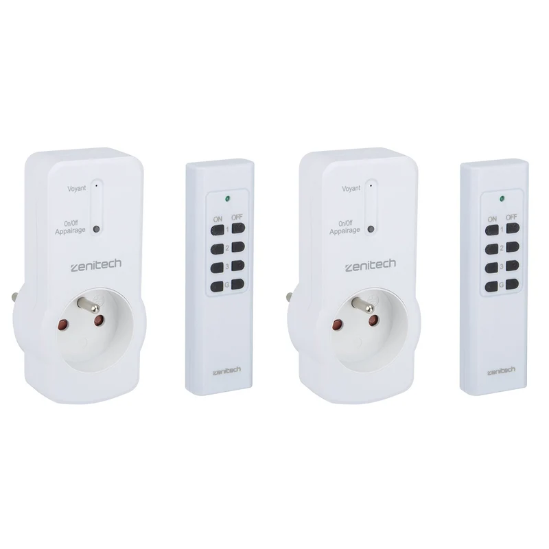Prise télécommandée portée 25m - Zenitech