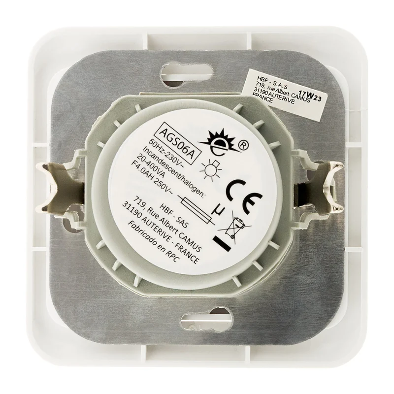 Interrupteur régulateur variateur Blanc - Zenitech