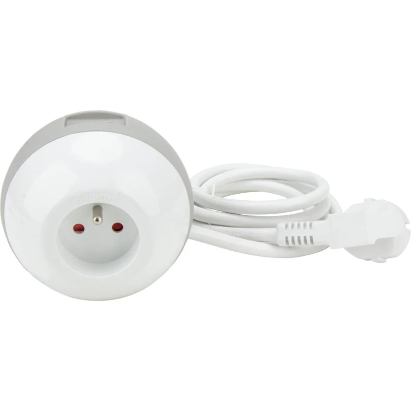 Multiprise Watt Ball 2×16A + 1×6A + USBA+C - blanc - Watt and Co