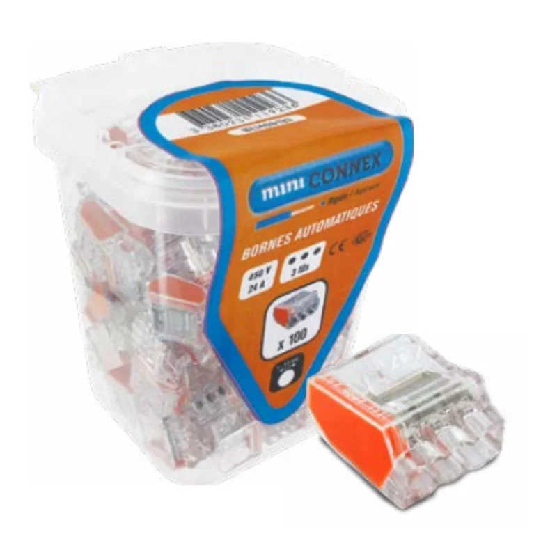 Lot de 10 bornes automatiques 3 entrées - Blm