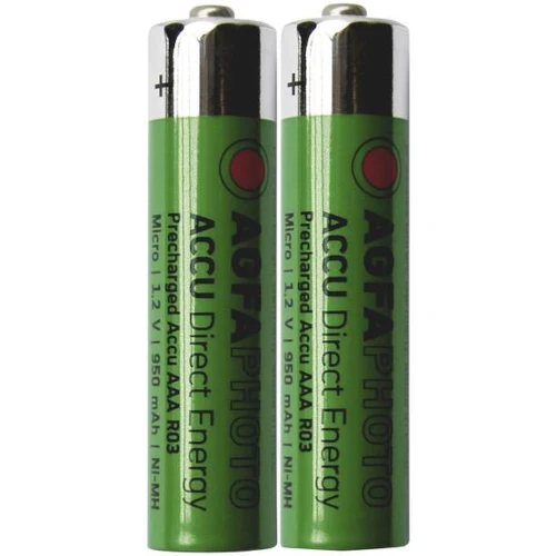 Piles rechargeables LR3 (AAA) NiMH 1.2 V AgfaPhoto 950 mAh, 132803944