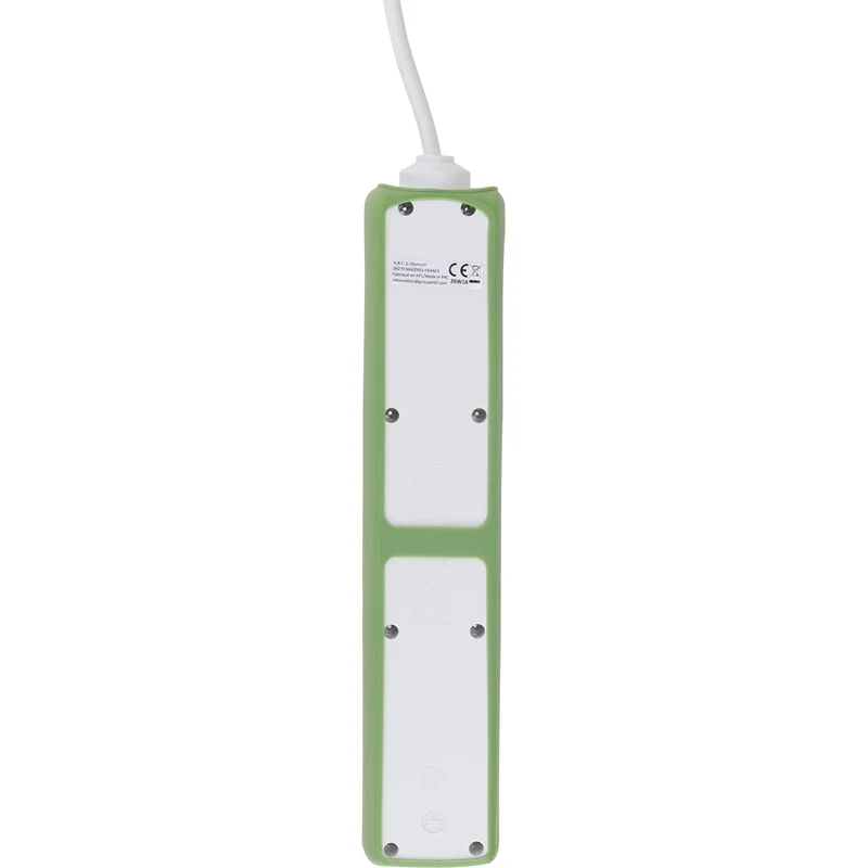 Multiprise 5 prises 16A 2P+T câble 1m + interrupteur - Zenitech