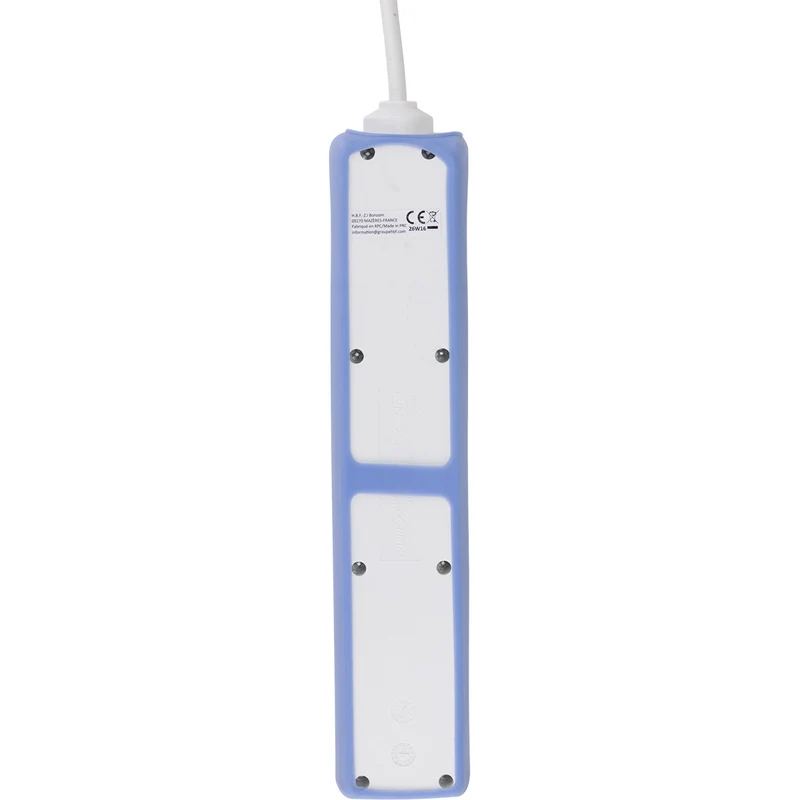 Multiprise 5 prises 16A 2P+T câble 1m + interrupteur - Zenitech