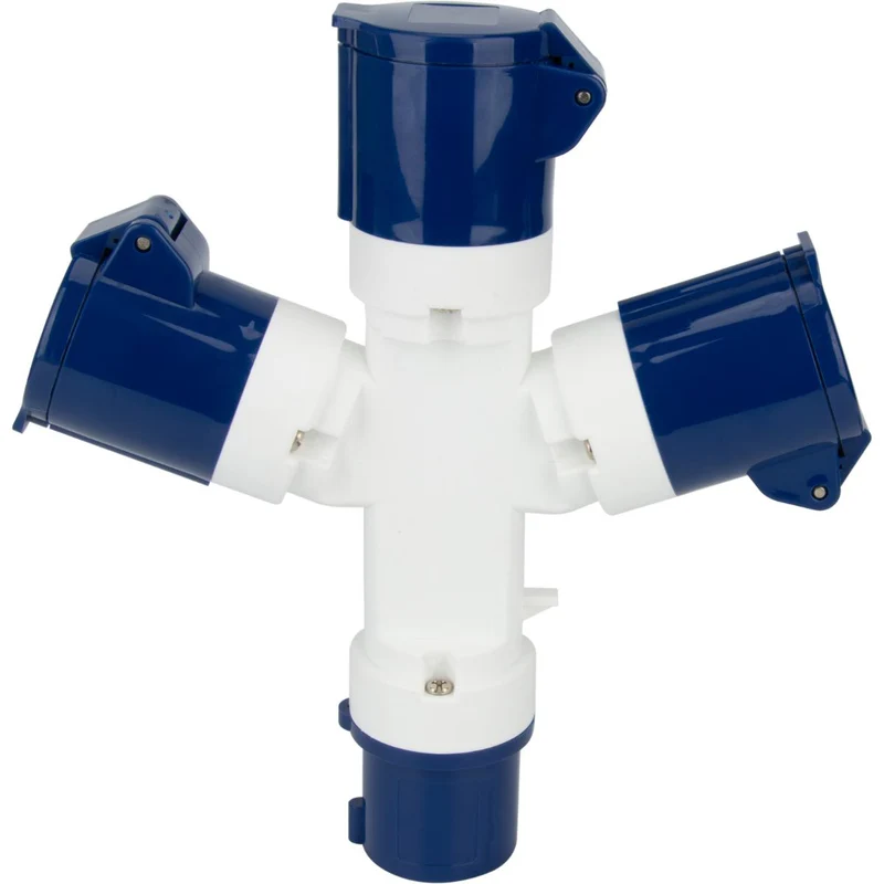 Adaptateur femelle 3xCEE17 / mâle CEE17 - Protec