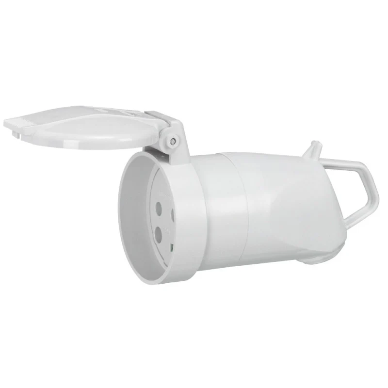 Fiche + clapet de protection 3P+N+T - 20A 400V - Plexo - Legrand