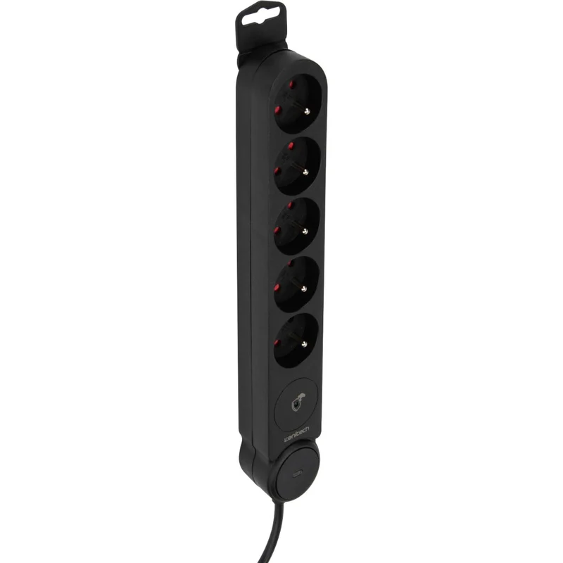 Bloc multiprise parafoudre 16A + interrupteur - Zenitech