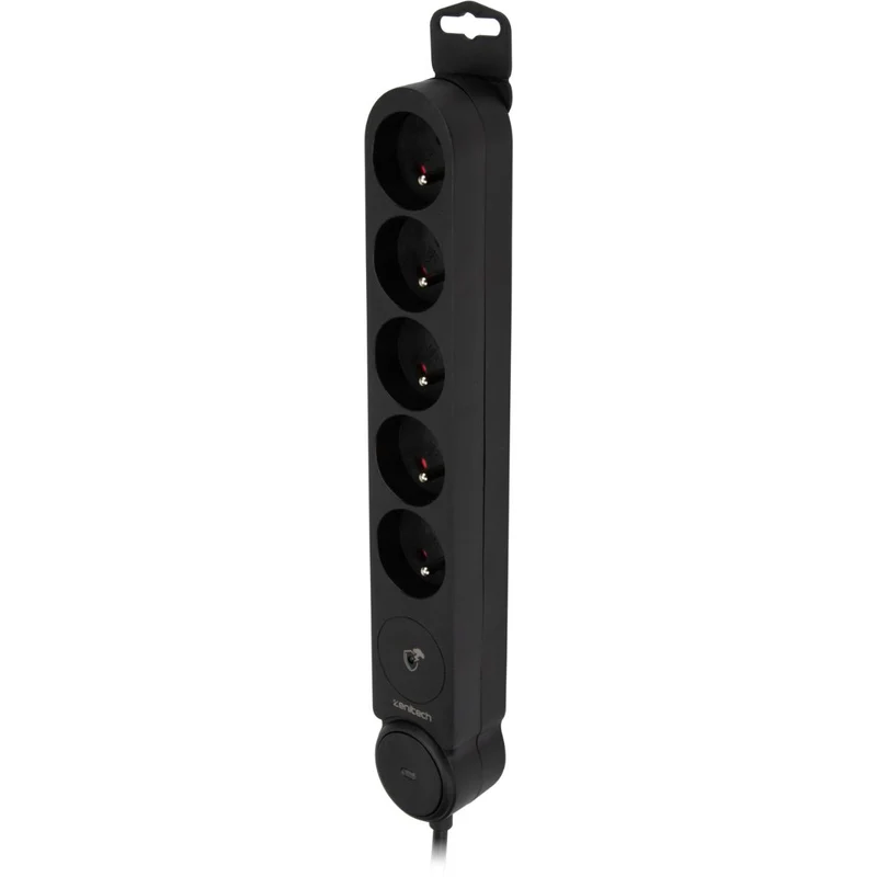 Bloc multiprise parafoudre 16A + interrupteur - Zenitech