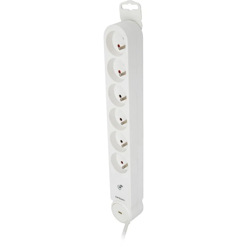 Bloc multiprise parafoudre 16A + interrupteur - Zenitech