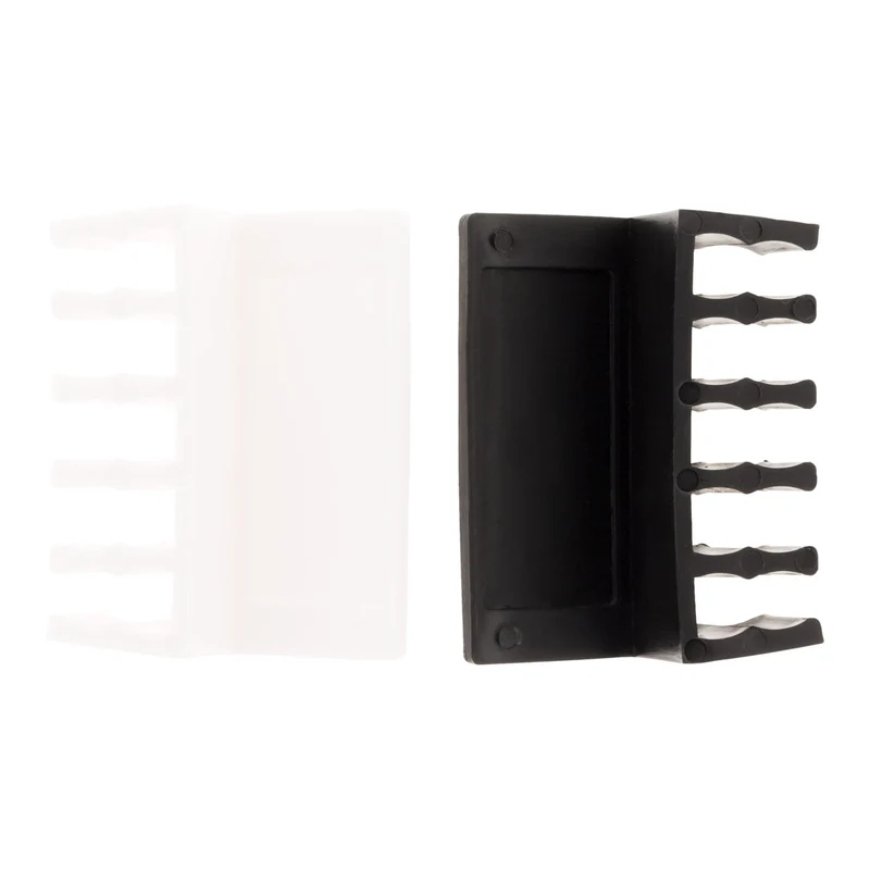 Lot de 2 ranges câble (auto-collants) - 5 fixations - Zenitech