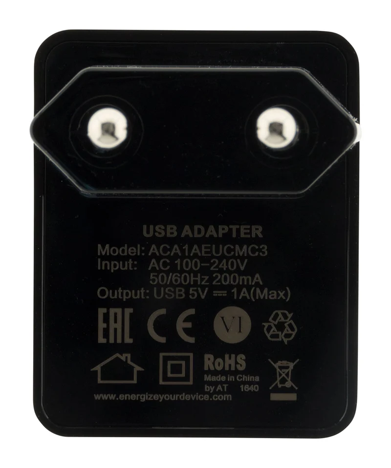 Chargeur secteur 1A avec câble micro USB - Energizer