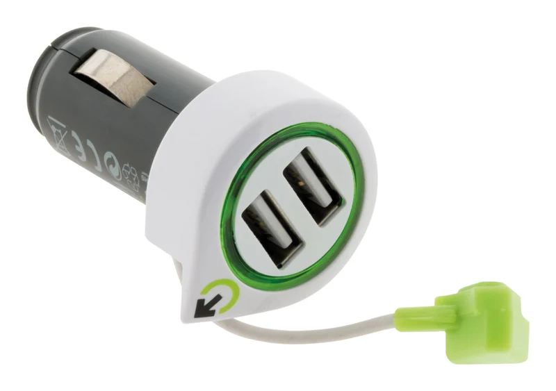 Chargeur voiture + câble USB-C + 2 USB - Q2 Power