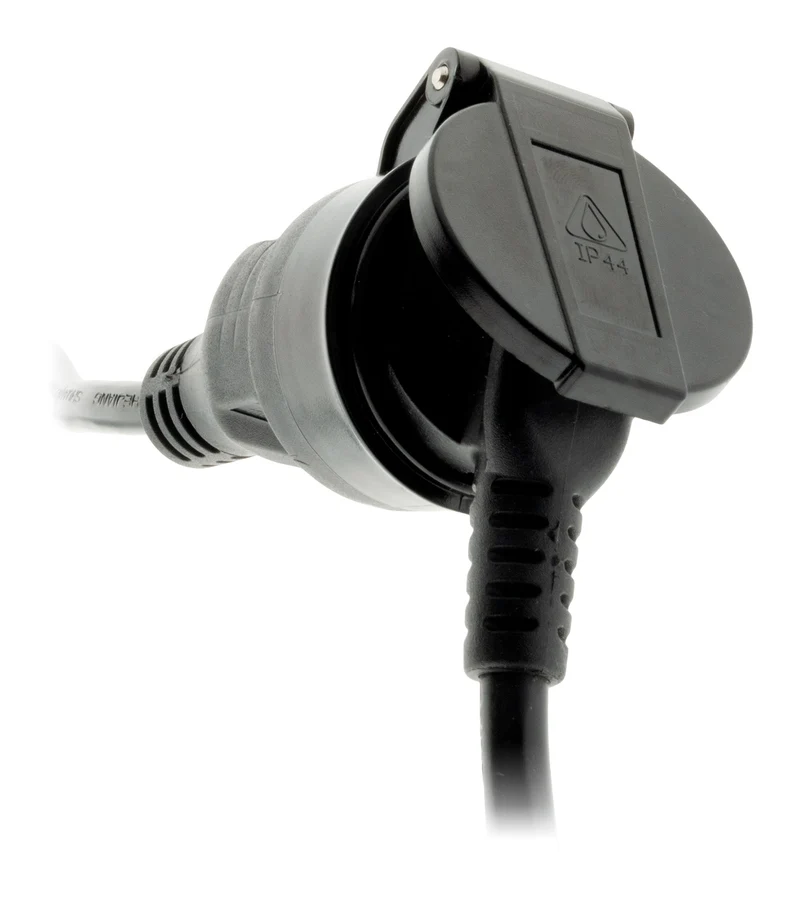 Adaptateur femelle 16A 2P+T en mâle CEE17 - Bleu - Zenitech