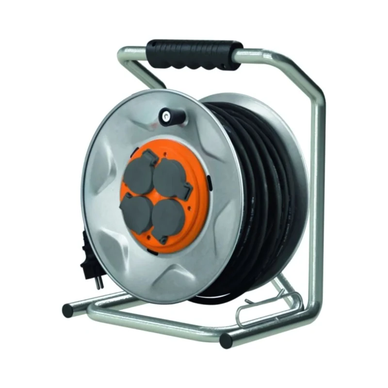 Enrouleur de chantier 35m H07RNF 3G1,5mm² 4x16A - métal - Zenitech