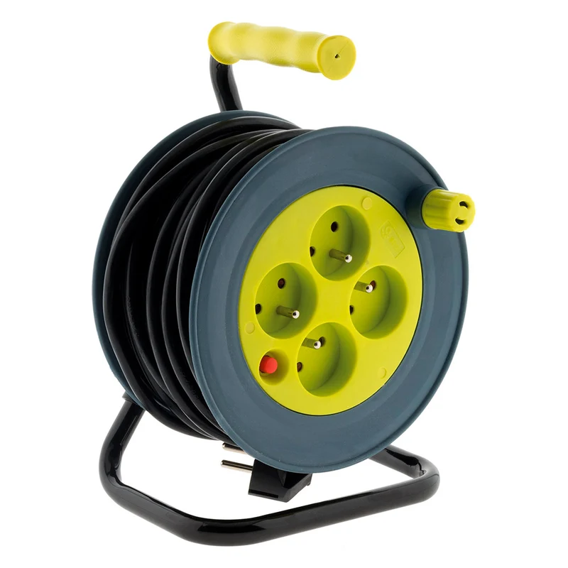 Enrouleur ménager 4x2P+T - 15m 3G1 mm² - Zenitech