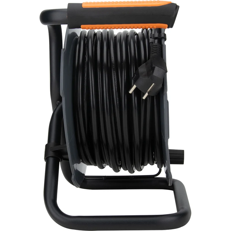 Enrouleur 4 prises déportées 2P+T 16A 25m- Zenitech