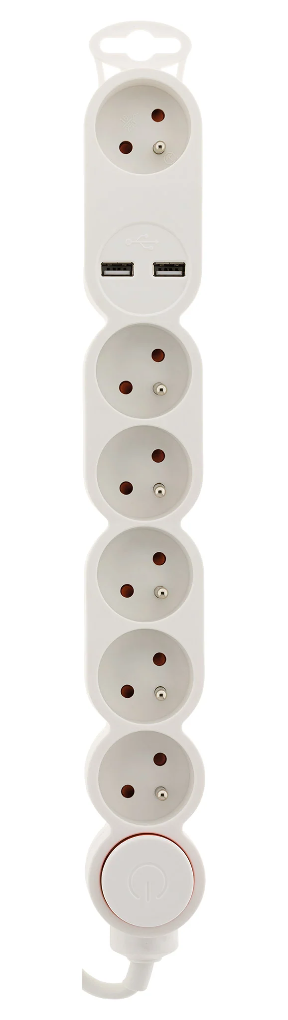 Bloc Home 2P+T + USB + interrupteur - Zenitech
