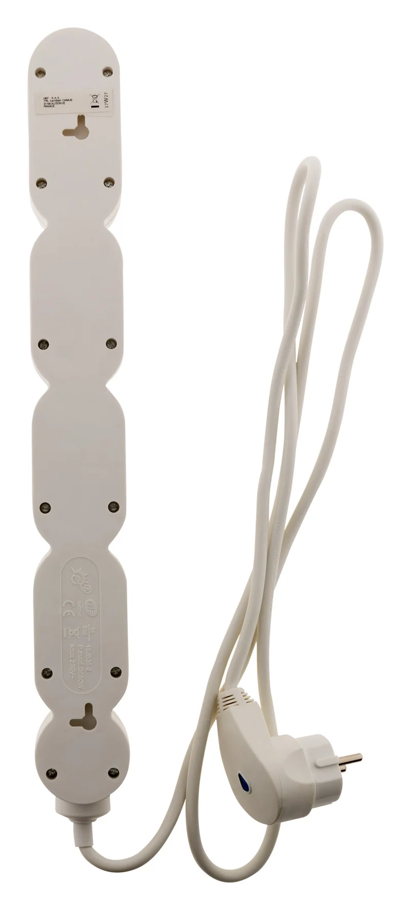 Bloc Home 4 prises 16A 2P+T + parafoudre - Zenitech